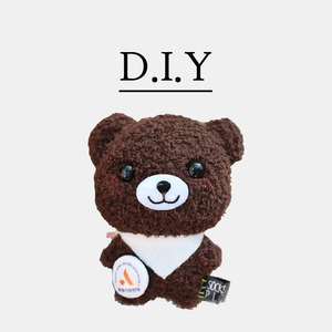 [DIY]스카프 곰돌이 삑삑이 양말인형 만들기